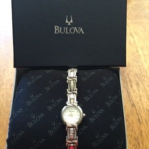 Bulova Women's Mother of Pearl Bracelet Watch